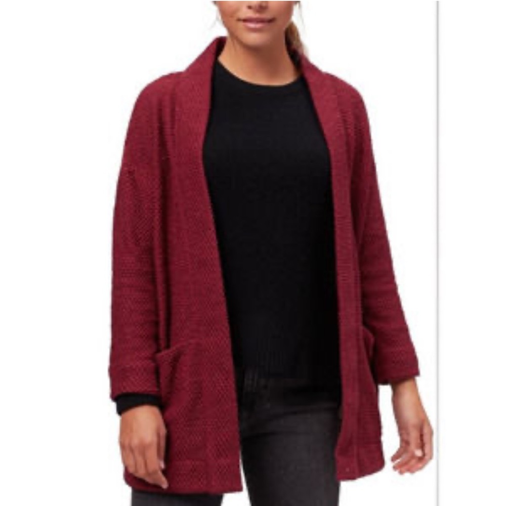 Marine Layer Women's Remy Burgundy Cardigan size M